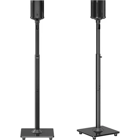 Speaker Stands for Era 100 and Sonos One, One SL, Play: 1, Height Adjustable 35"-43.5", Speaker Stands, Speaker Stands