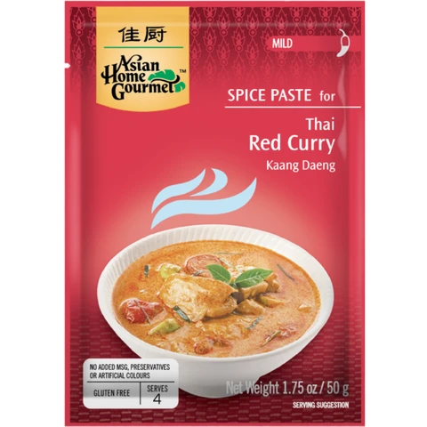 AHG Thai Red Curry Paste 50g