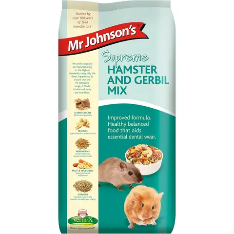 Mr Johnsons Supreme Hamster and Gerbil Mix 900g