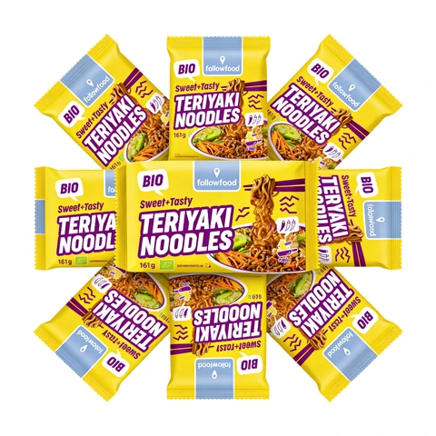 followfood Bio Sweet + Tasty Teriyaki Noodles 161 g X 10