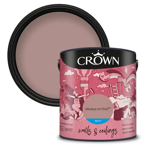 CROWN Matt Emulsion Always Orchid 2.5L
