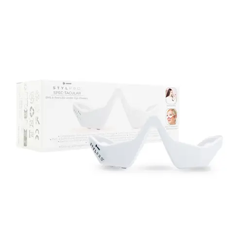 STYLPRO Spec-tacular EMS & Red Light Skincare Glasses – Under-Eye Rejuvenation, Anti-Wrinkle & Firming Treatment, RS01A