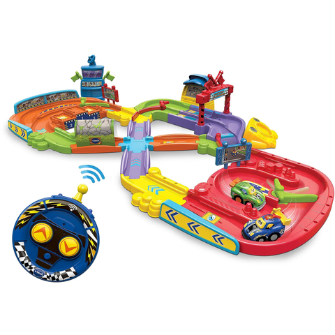 VTECH RC Autorennbahn Tut Tut Baby Flitzer, Mehrfarbig