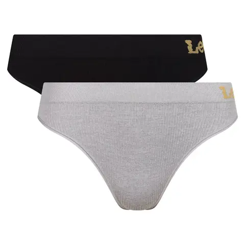 Lees naadloze slips - Bella-Zwart/Grijs Gemêleerd - maat S