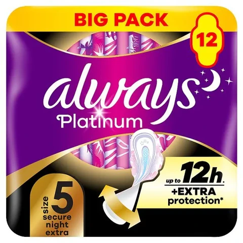 Always Platinum Extra Lange Vleugels Maat 5 12 stuks