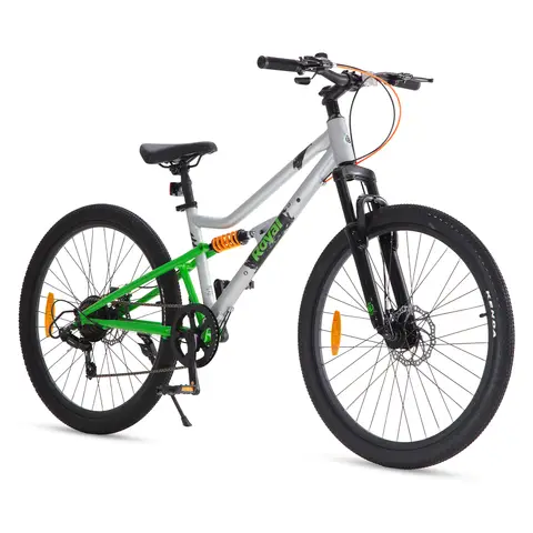 RoyalBaby+kids bike+RS7+ 26 inch Grey Green