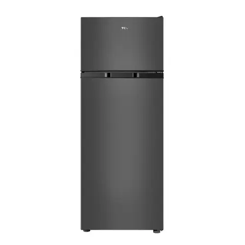 TCL RF207TSE1 Kompakt-Kühl-Gefrierkombination, Gefrierfach oben, 207 L, Power Cool & Freeze, Verstellbare Einlegeböden & Füße [Energieklasse E]