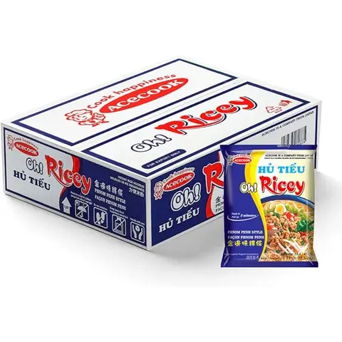 Oh Ricey! Instant Pho Noodles Phnom Penh Style 71g x 24pcs