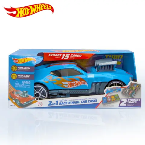 Hot Wheels 2 in 1 Race 'N' Haul Storage Case 