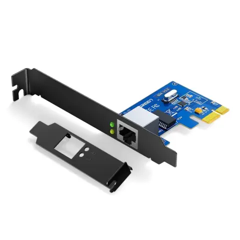 UGREEN 30771 Gigabit PCI Express Network Adapter, Card Gigabit Ethernet LAN to RJ45 Card 10/100/1000 Mbps with 8cm Low Profile for Windows 11/10/XP/8/7, Vista,Black