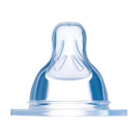 MAM Silikon-Babyflaschen-Sauger Größe 2 (Mittlerer Fluss) – 2er Pack