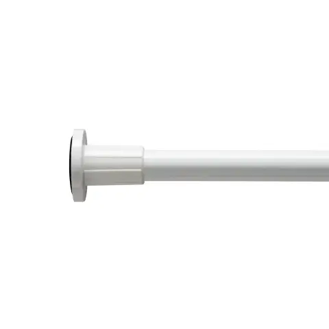 Croydex Shower Curtain Rod Extendable White L:110-260cm