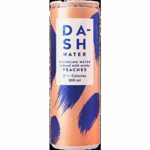 Dash Water - Sparkling Water infused with Wonky Peaches Multipack - 4 x 330ml