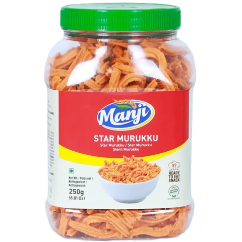 Manji Snacks Star Murukku 250 g