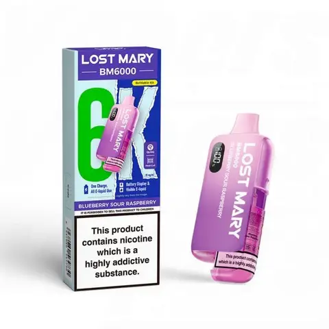 Lost Mary Bm6000 Refil Kit Blueb Sour Rasp