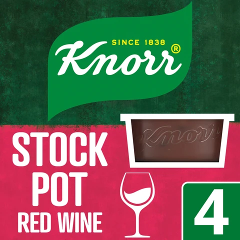 Knorr Red Wine Stock Pot 4 x 26g
