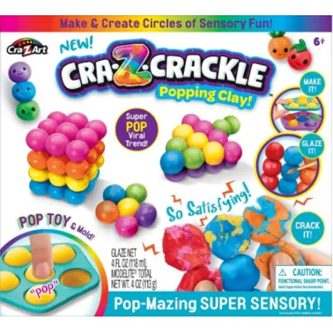 Cra-Z-Crackle Clay Pop-mazing Activity Set