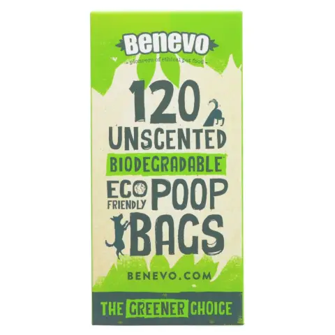 BENEVO - Biodegradable Dog Poo Bags - 120 BAGS