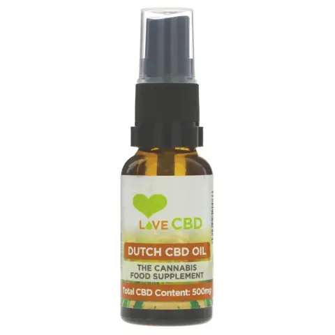 LOVE CBD - Dutch CBD Oil - 500mg - 20ML