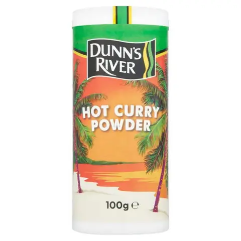 Dunns River Caribbean Curry Powder Hot 100g