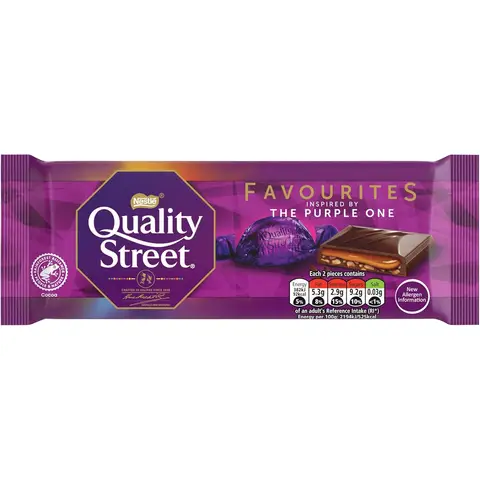 Quality Street Christmas Purple One Block 87g