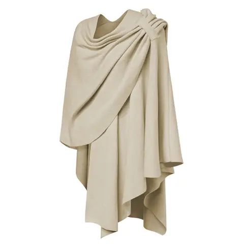 PULI Womens Shawl 18015 Barley TwistF