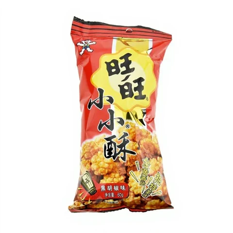 Want Want Snacks croustillants saveur poivre noir - 60 g