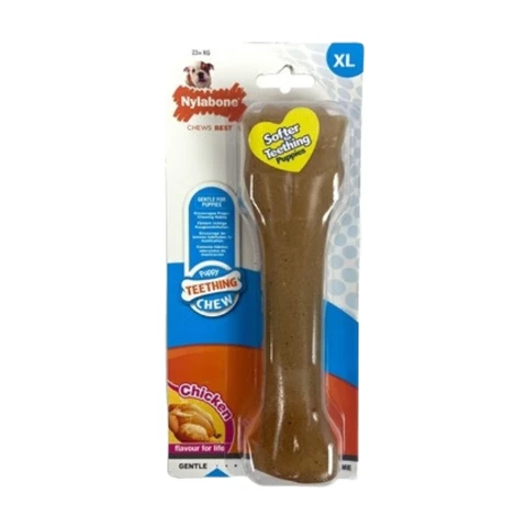 Nylabone Jouet à mâcher pour chiot >23 kg saveur poulet