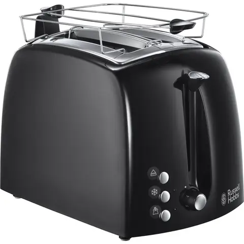 Russell Hobbs - Textures Plus+ 2 Slice Toaster /Appliances /Black