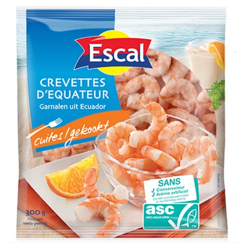 ESCAL Crevettes ASC décortiquées crues - 300 g