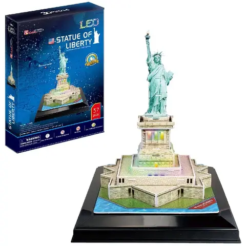 Cubic Fun 3d Puzzel Statue of Liberty LED