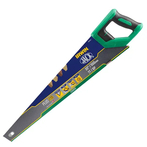 IRWIN® Jack® 770UHP Coarse Hardpoint Handsaw Soft Grip 550mm (22in) 7 TPI