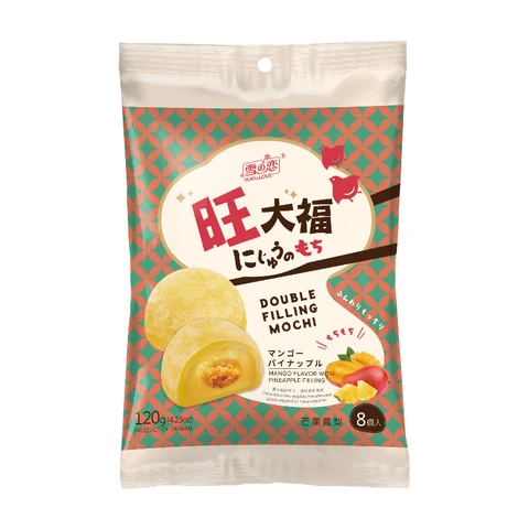 Yuki & Love Mochi Saveur Ananas Mangue 120G