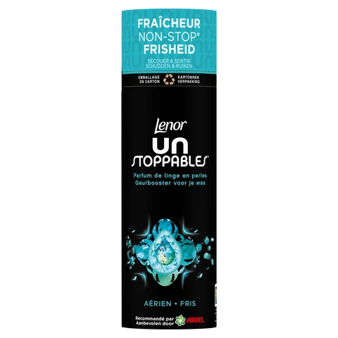 LENOR Unstoppables Perles de Parfum pour le Linge Aérien 19 Doses 235g