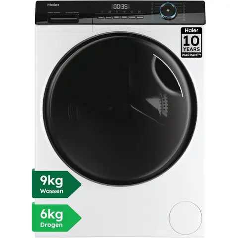 Haier HWD90-B14939-S 9+6kg - 1400 toeren - Direct motion motor - ABT - iTime - Autoweegsysteem
