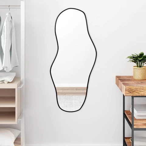 vidaXL Wandspiegel barok stijl 50 cm wit