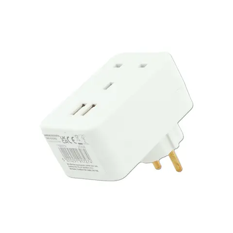 Morrisons USB / EUROPEAN TRAVEL PLUG SINGLE