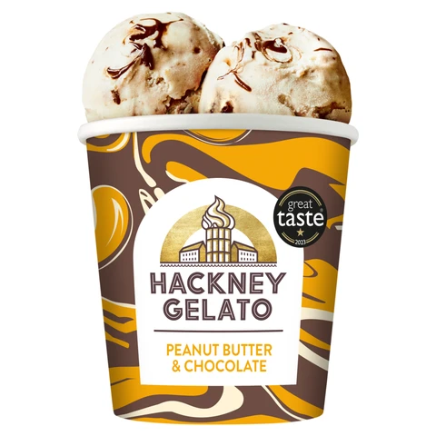Hackney Gelato Peanut Butter & Chocolate 460ml