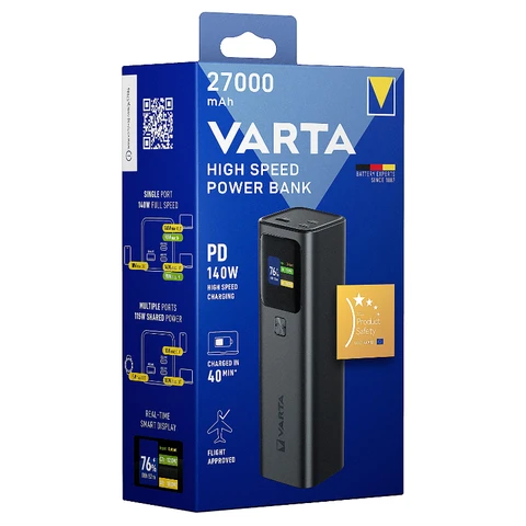 VARTA HIGH CAPACITY POWERBANK 27000