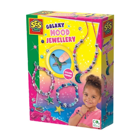 SES Creative Galaxy Mood Jewelry Set - Kleurveranderende bedels, 20 cm