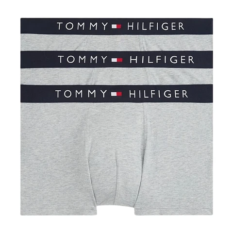 Tommy Hilfiger Herren ORIGINAL 3P TRUNK Grau Htr/Grau Htr/Grau Htr Größe L