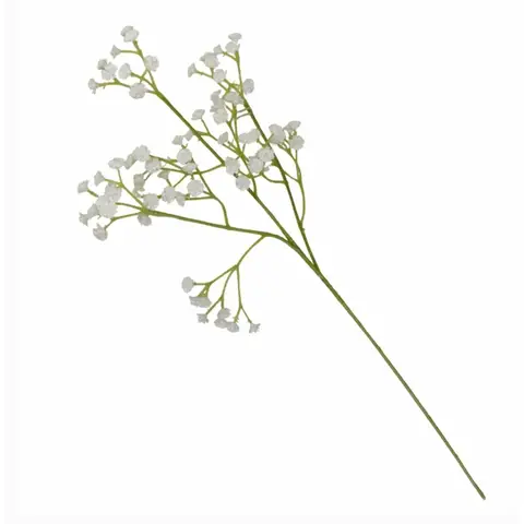 Candlelight Artificial Gypsophila Flower Stem White 62cm