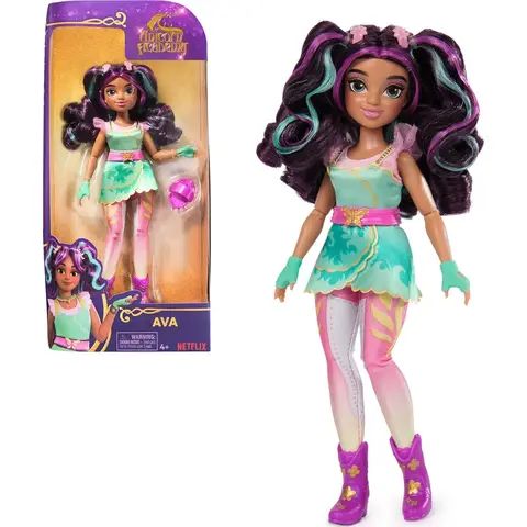 Unicorn Academy modepop Ava - 24 cm, met 7 modeaccessoires