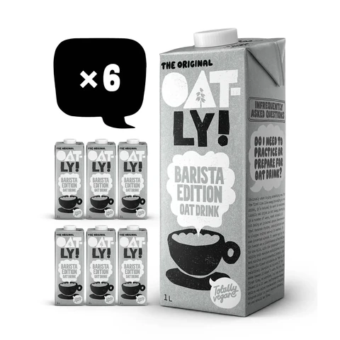 OATLY Haver Barista Edition - 6 x 1 L