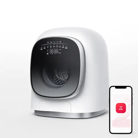 [€377 with Code K222] Roborock Zeo Mini Waschtrockner / 1 kg Waschen & 0,5 kg Trocknen / Zeo-Zyklus Niedertemperaturtrocknung / LintClear Selbstreinigungssystem / Intelligente Dosierung / 20+ Wasch- & Trockenprogramme [Energieeffizienzklasse A]