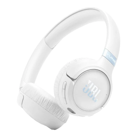JBL Tune 680NC, Geräuschunterdrückende kabellose On-Ear-Kopfhörer, Bluetooth, On-Ear-Kontrollen, Weiß
