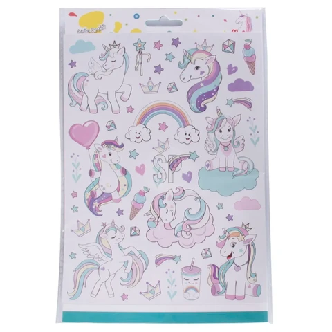 Sticker 2 Bögen Einhorn