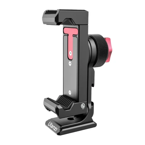 ULANZI  ST-27 Smartphone Tripod Adapter for iPhone Tripod Adapter with Arca-Swiss Phone Holder, 1/4 Inch Clamp, 360° Rotation for Vlogging