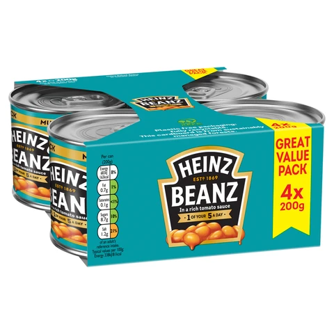 Heinz Beanz 4 x 200g