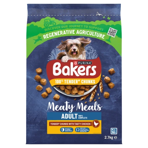 BAKERS Meaty Meals Chicken Dry Dog Food 2.7kg